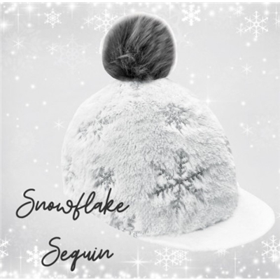 Snowflake Sequin Hat Silk