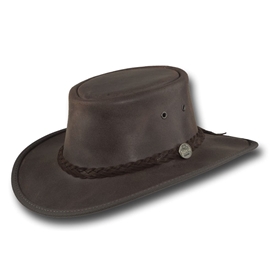 Barmah Hats Squashy Oiled Suede