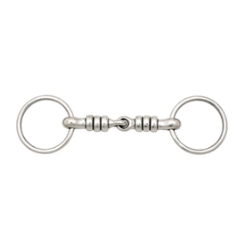 Loose Ring Cherry Roller Snaffle