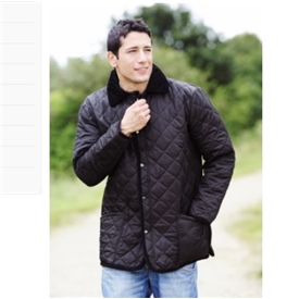 Bronte Mens Diamond Quilted Jacket