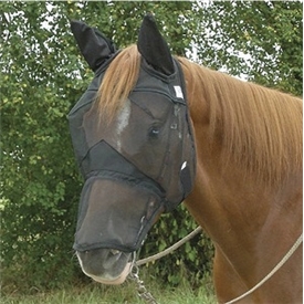 Fly Mask with zip off nose