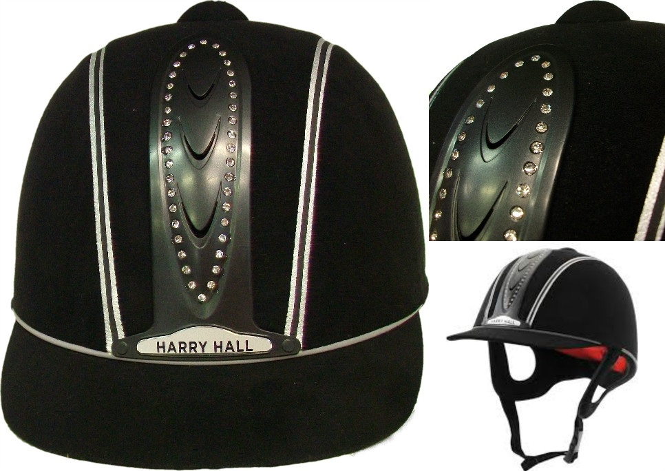 Harry Hall Legend Plus Crystal PAS015.2011 Horse Riding Hat Helmet All Sizes 