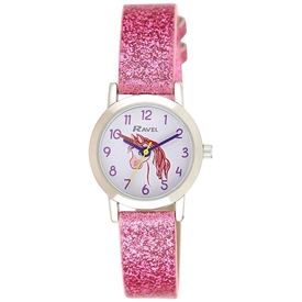 Girl&#39;s Sparkle Glitter Watch - Unicorn